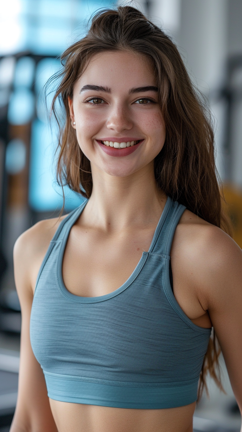 Жінка практикує йогу на березі моря